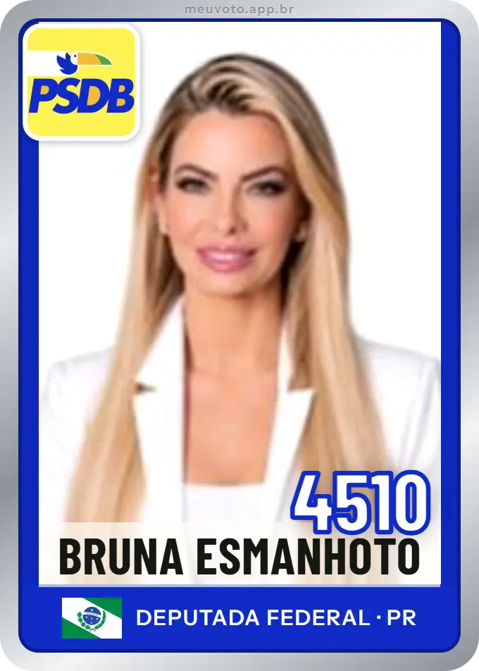 Carta de Bruna Esmanhoto, número 4510, PSDB