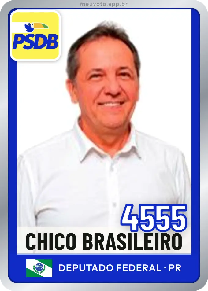 Carta de Chico Brasileiro, número 4555, PSDB