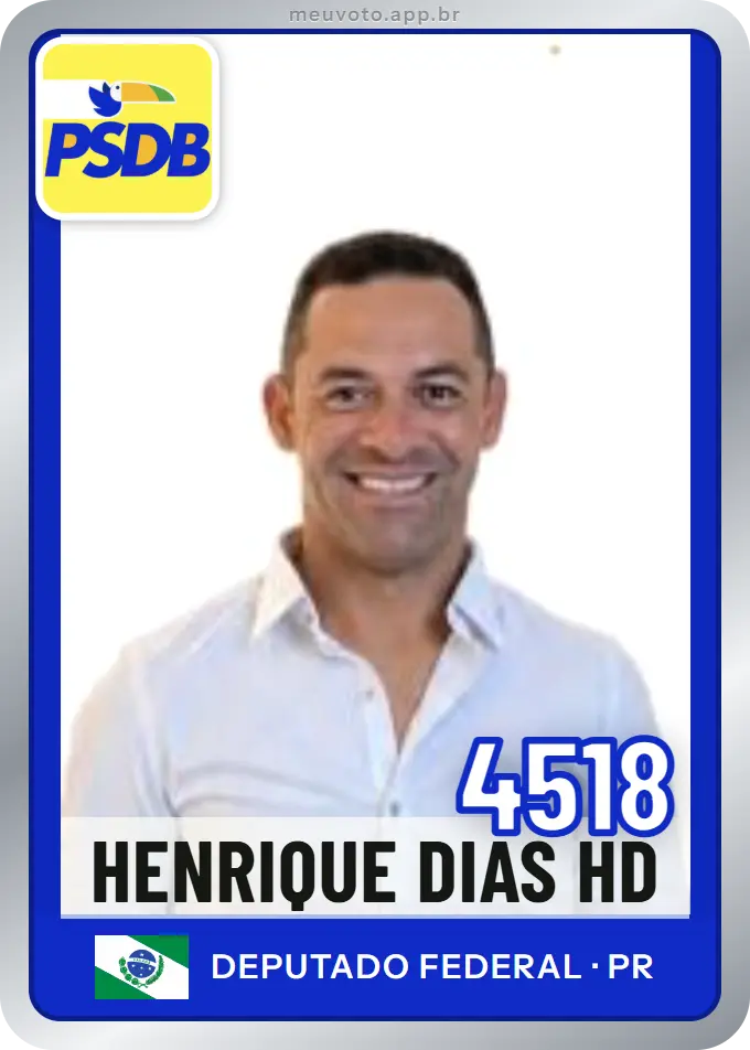 Carta de Henrique Dias Hd, número 4518, PSDB