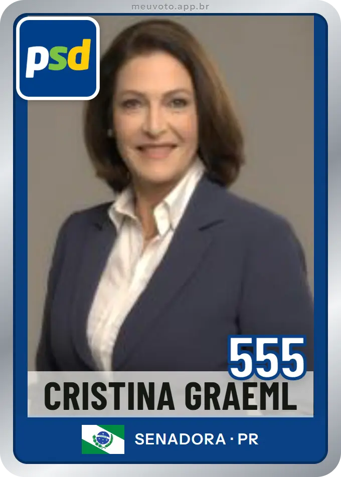 Carta de Cristina Graeml, número 555, PSD