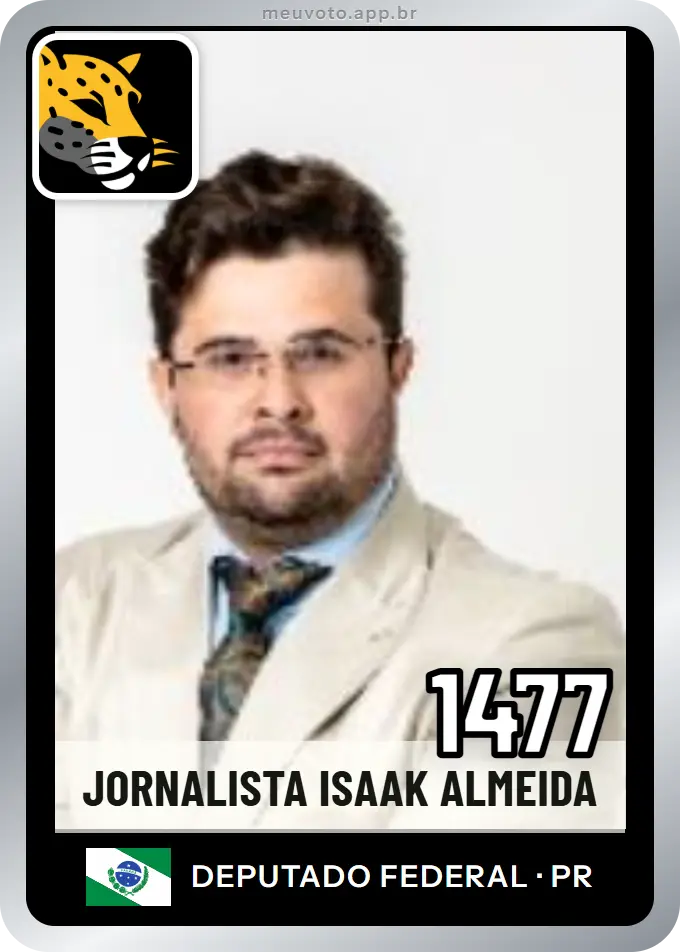 Carta de Jornalista Isaak Almeida, número 1477, Missão