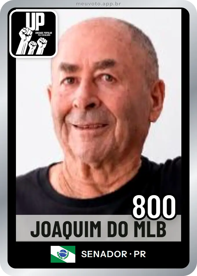 Carta de Joaquim do Mlb, número 800, UP