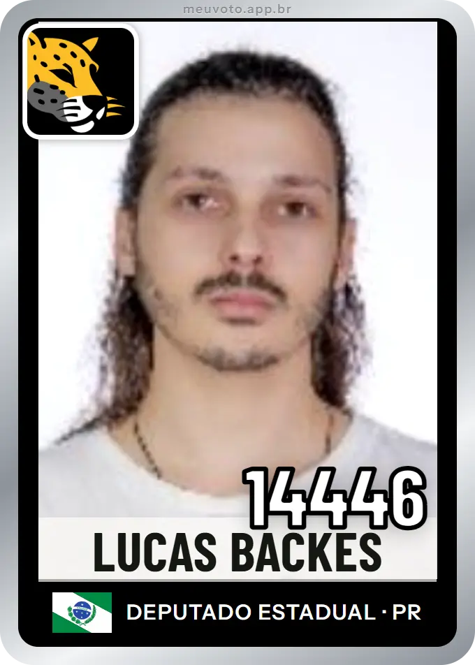 Carta de Lucas Backes, número 14446, Missão