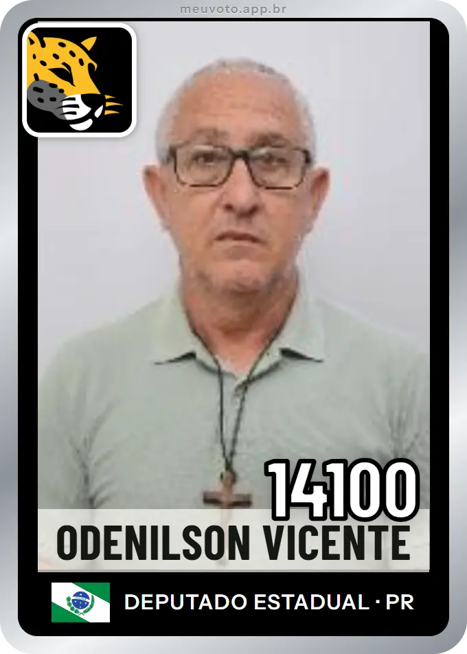 Carta de Odenilson Vicente, número 14100, Missão