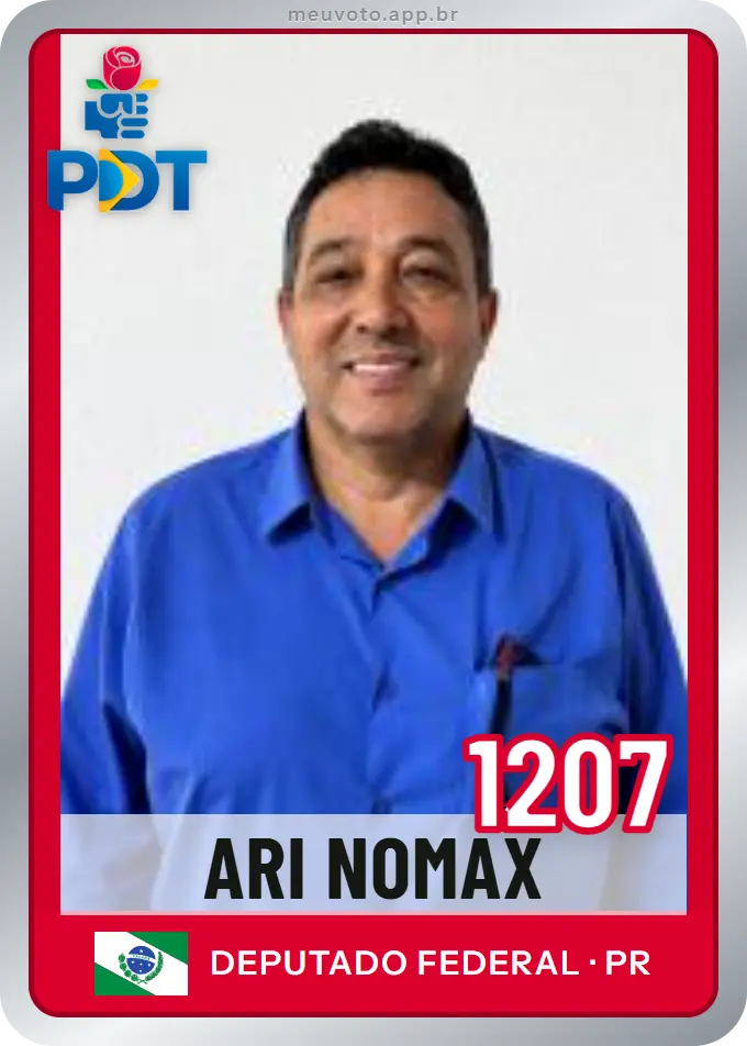 Carta de Ari Nomax, número 1207, PDT