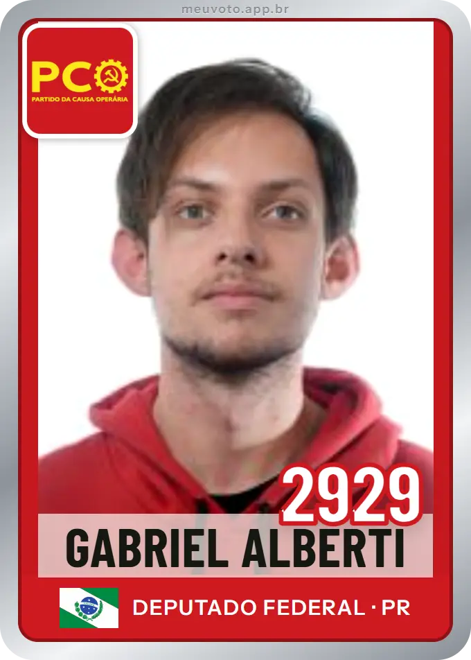 Carta de Gabriel Alberti, número 2929, PCO