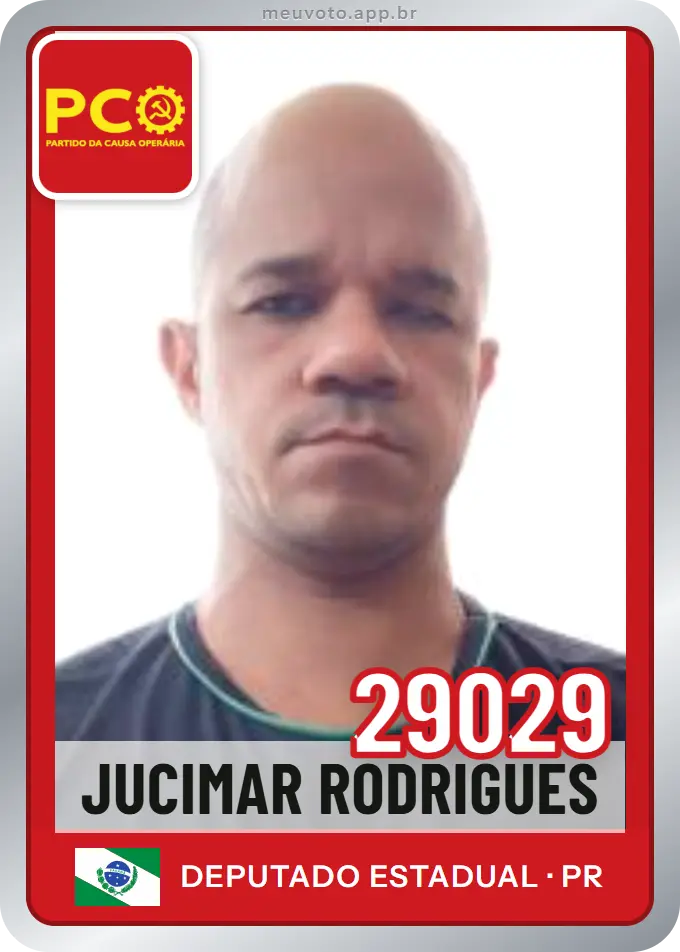 Carta de Jucimar Rodrigues, número 29029, PCO