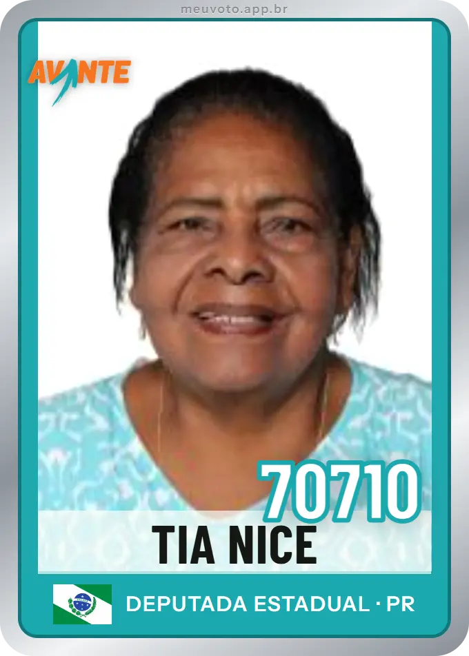 Carta de Tia Nice, número 70710, Avante