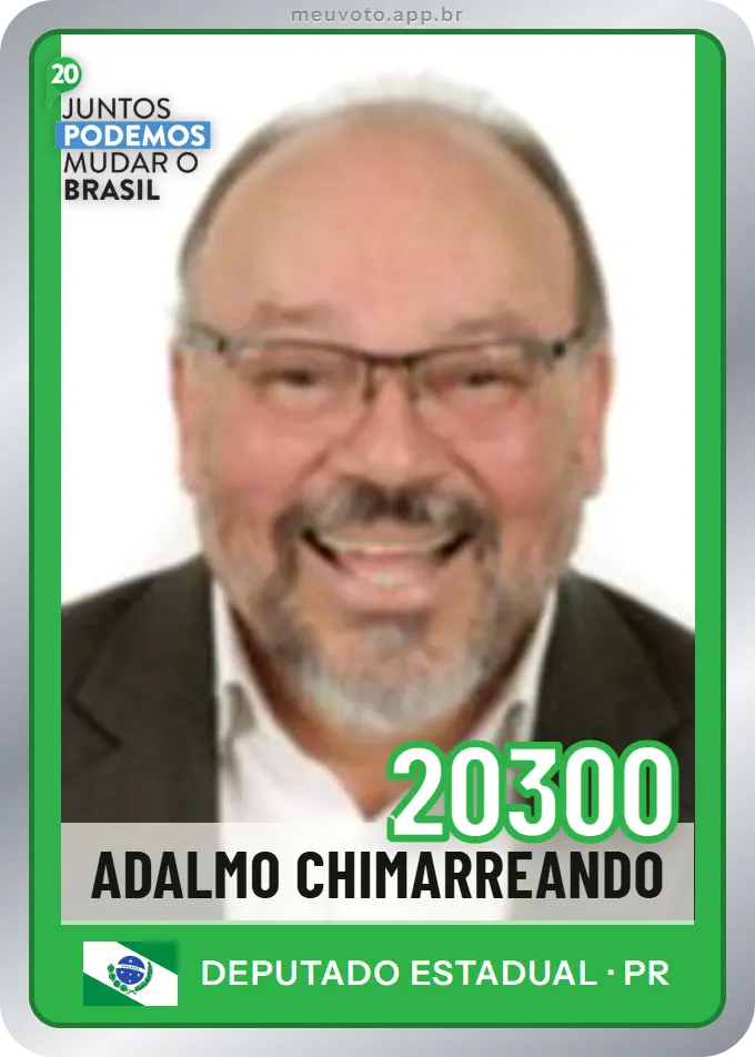 Carta de Adalmo Chimarreando, número 20300, Podemos