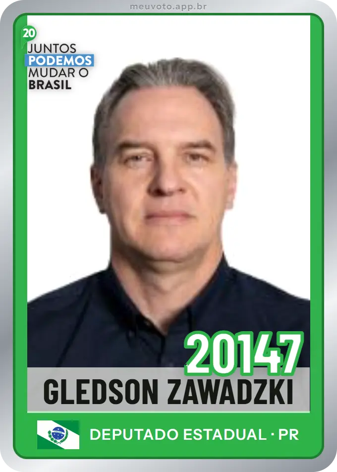 Carta de Gledson Zawadzki, número 20147, Podemos