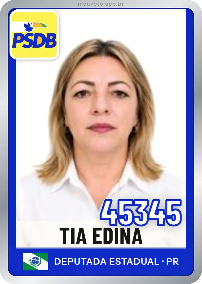 Carta de Tia Edina, número 45345, PSDB