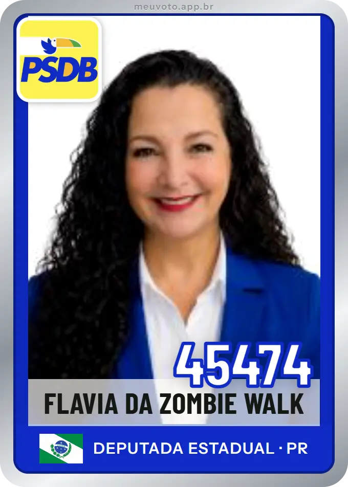 Carta de Flavia da Zombie Walk, número 45474, PSDB