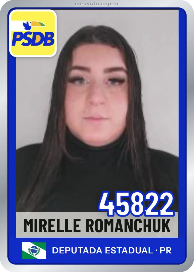 Carta de Mirelle Romanchuk, número 45822, PSDB
