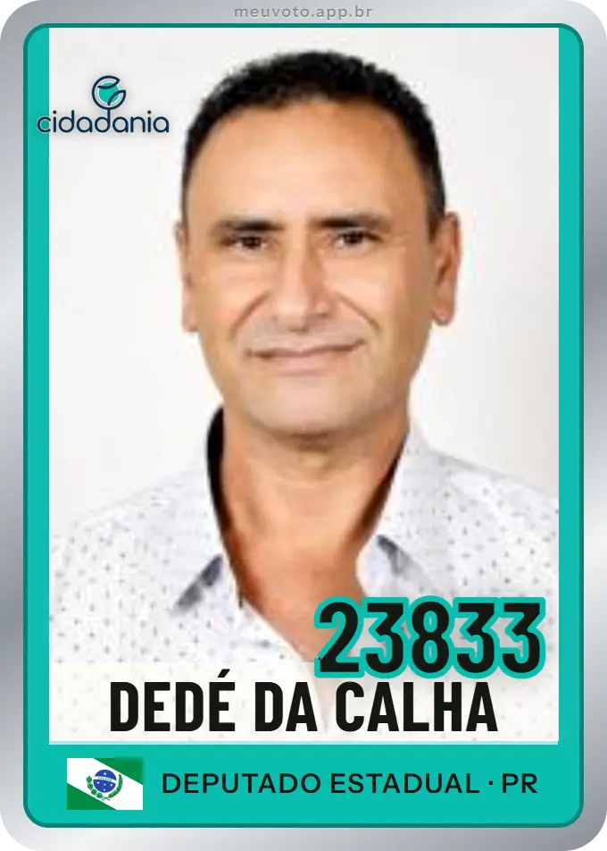 Carta de Dedé da Calha, número 23833, Cidadania