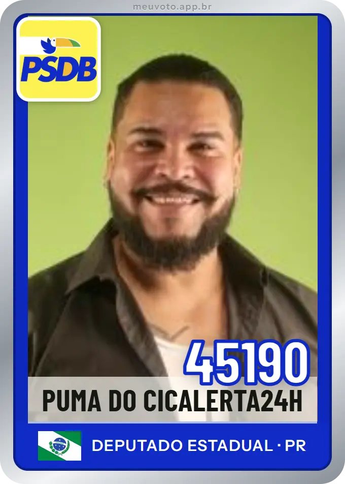 Carta de Puma do Cicalerta24h, número 45190, PSDB