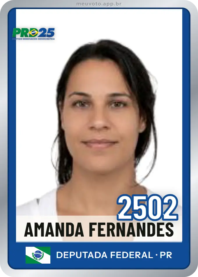 Carta de Amanda Fernandes, número 2502, PRD