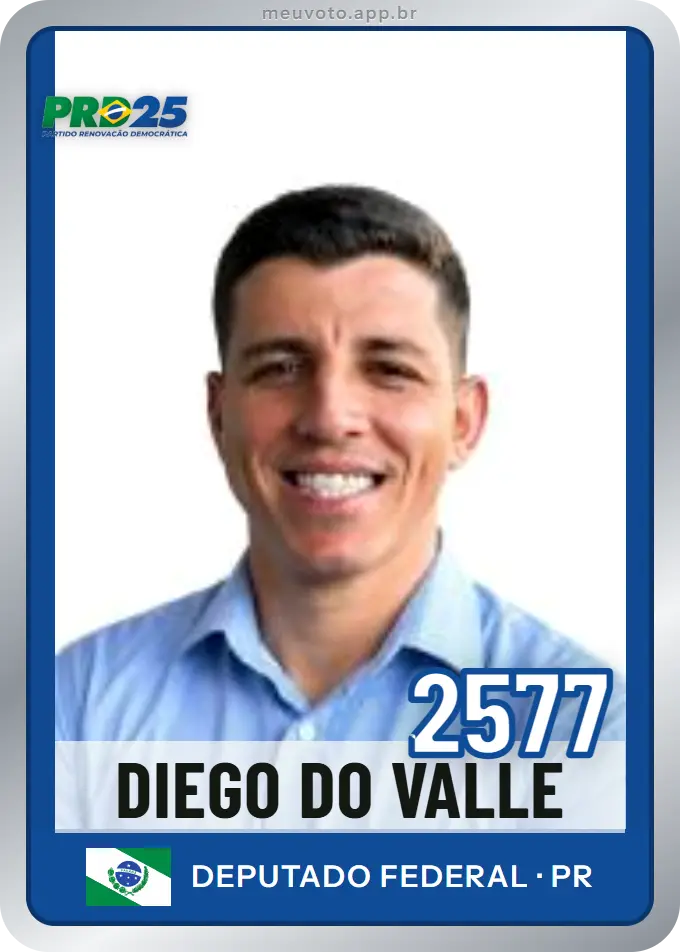 Carta de Diego do Valle, número 2577, PRD