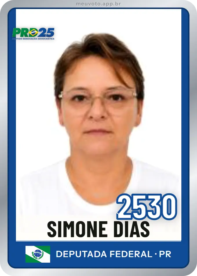 Carta de Simone Dias, número 2530, PRD