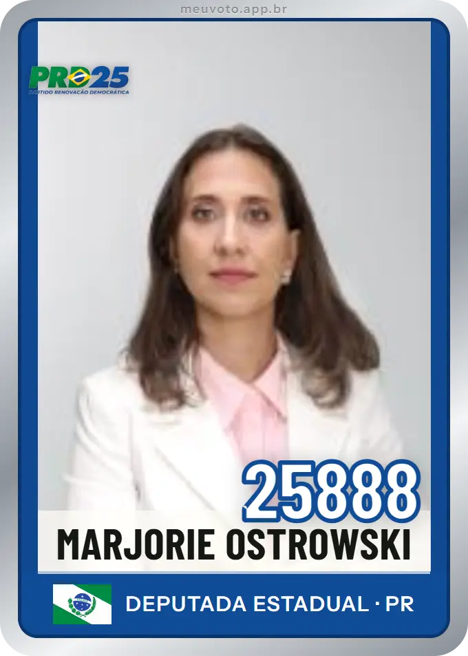 Carta de Marjorie Ostrowski, número 25888, PRD