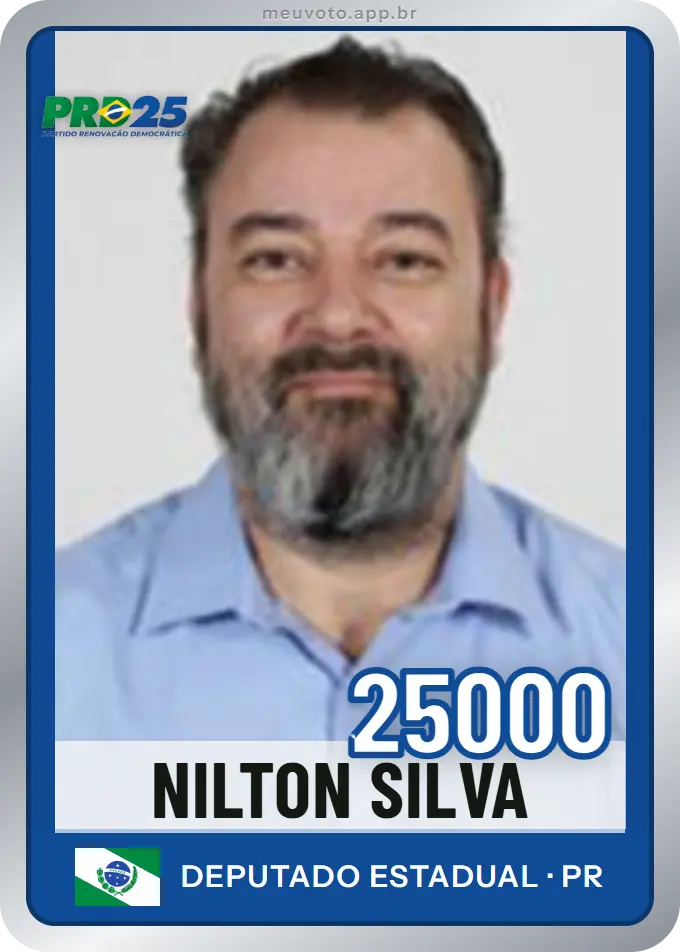 Carta de Nilton Silva, número 25000, PRD