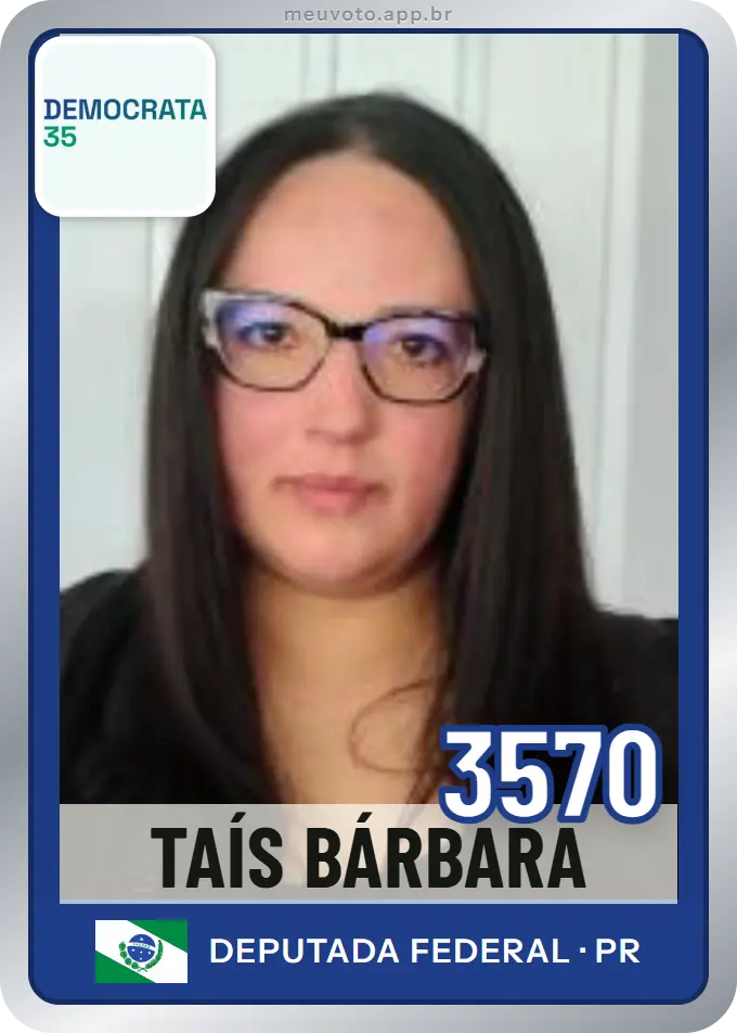 Carta de Taís Bárbara, número 3570, Democrata