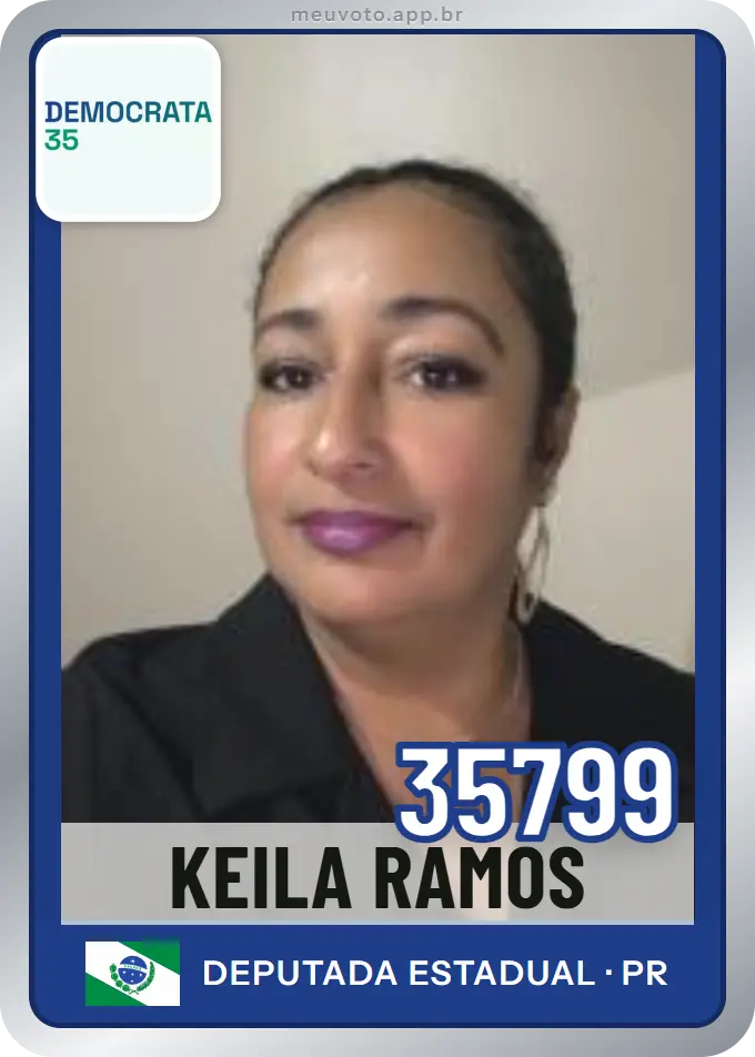 Carta de Keila Ramos, número 35799, Democrata