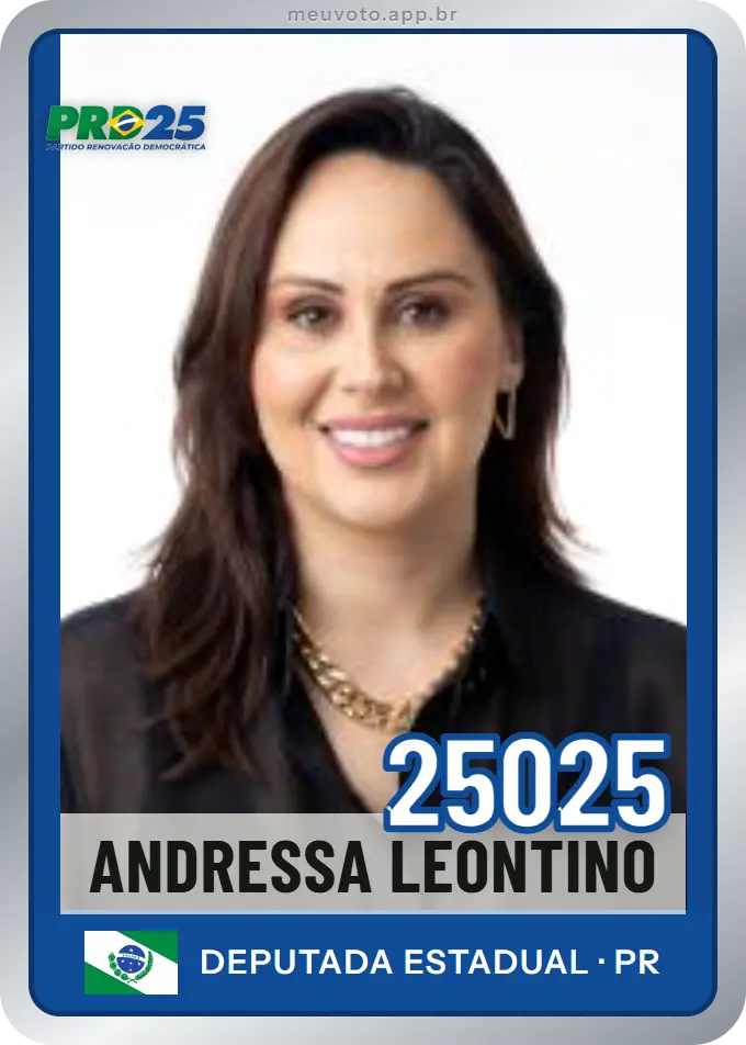 Carta de Andressa Leontino, número 25025, PRD