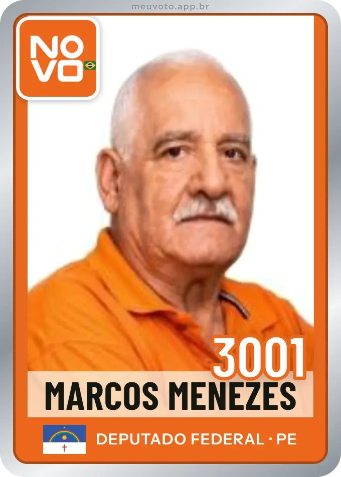 Carta de Marcos Menezes, número 3001, Novo