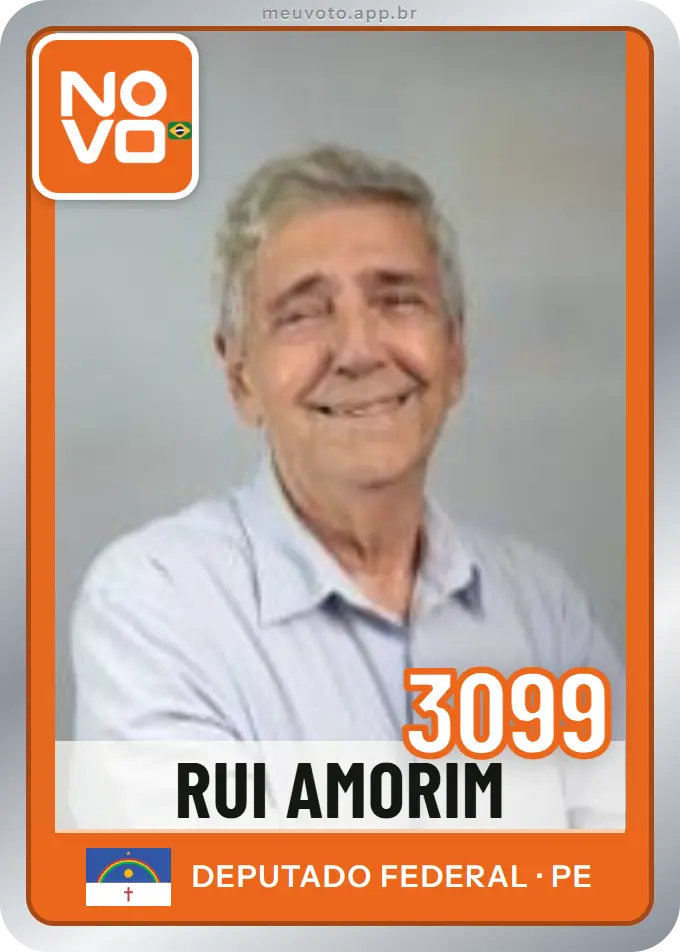 Carta de Rui Amorim, número 3099, Novo