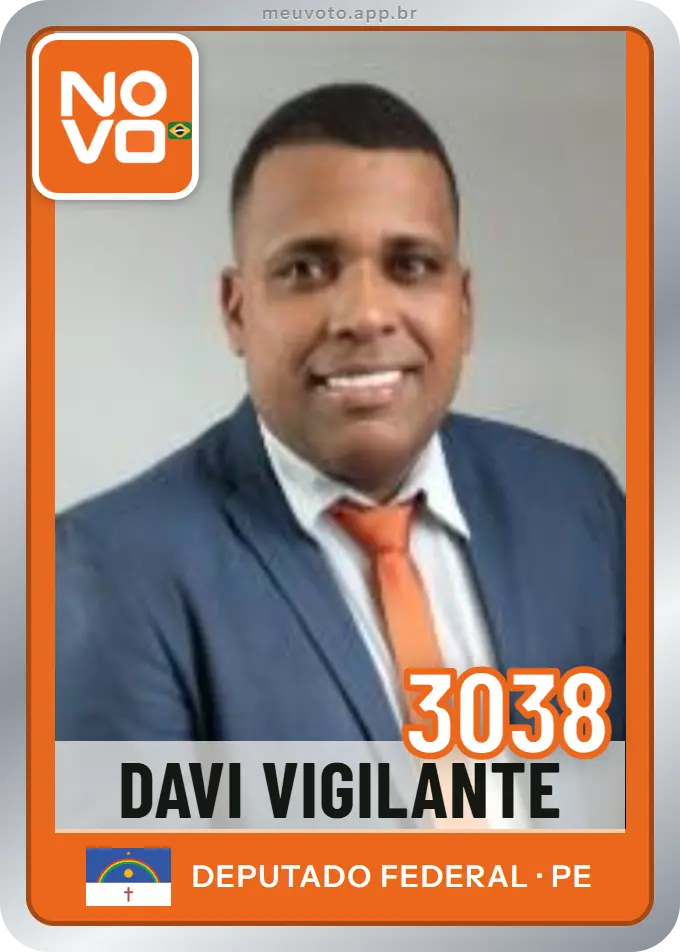 Carta de Davi Vigilante, número 3038, Novo