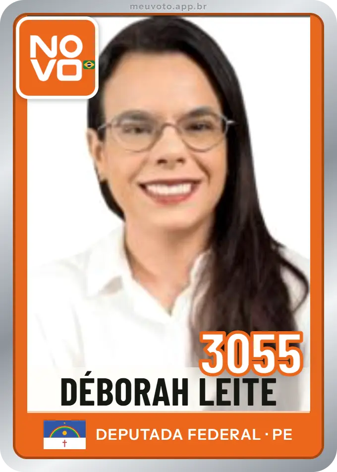 Carta de Déborah Leite, número 3055, Novo