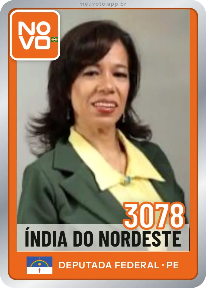 Carta de Índia do Nordeste, número 3078, Novo