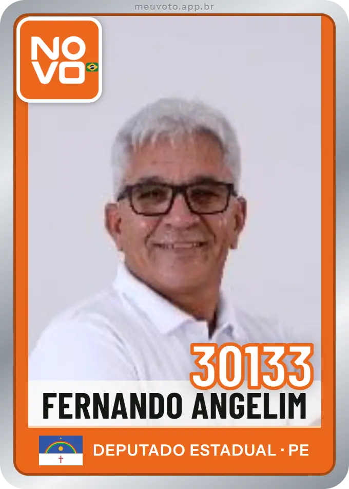 Carta de Fernando Angelim, número 30133, Novo