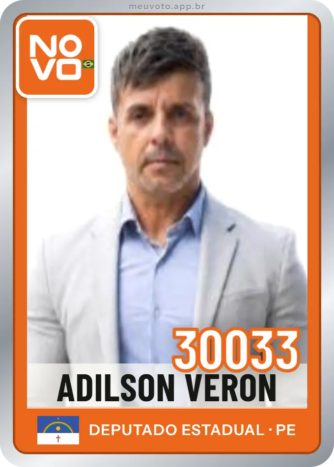 Carta de Adilson Veron, número 30033, Novo