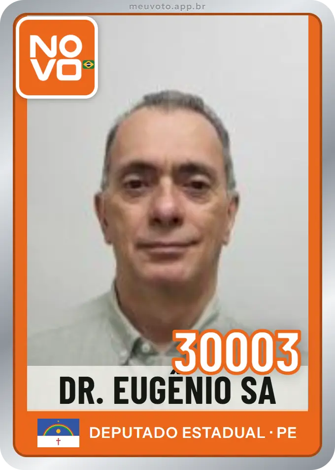 Carta de Dr. Eugênio Sá, número 30003, Novo