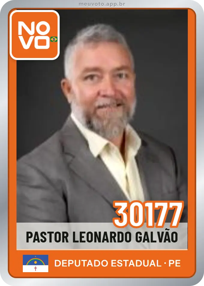 Carta de Pastor Leonardo Galvão, número 30177, Novo