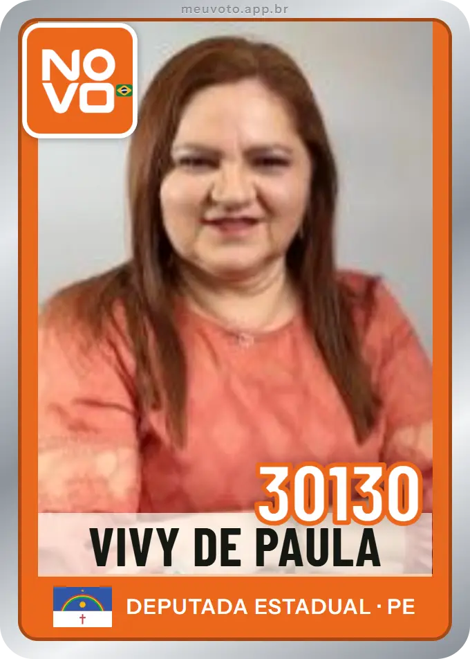 Carta de Vivy de Paula, número 30130, Novo