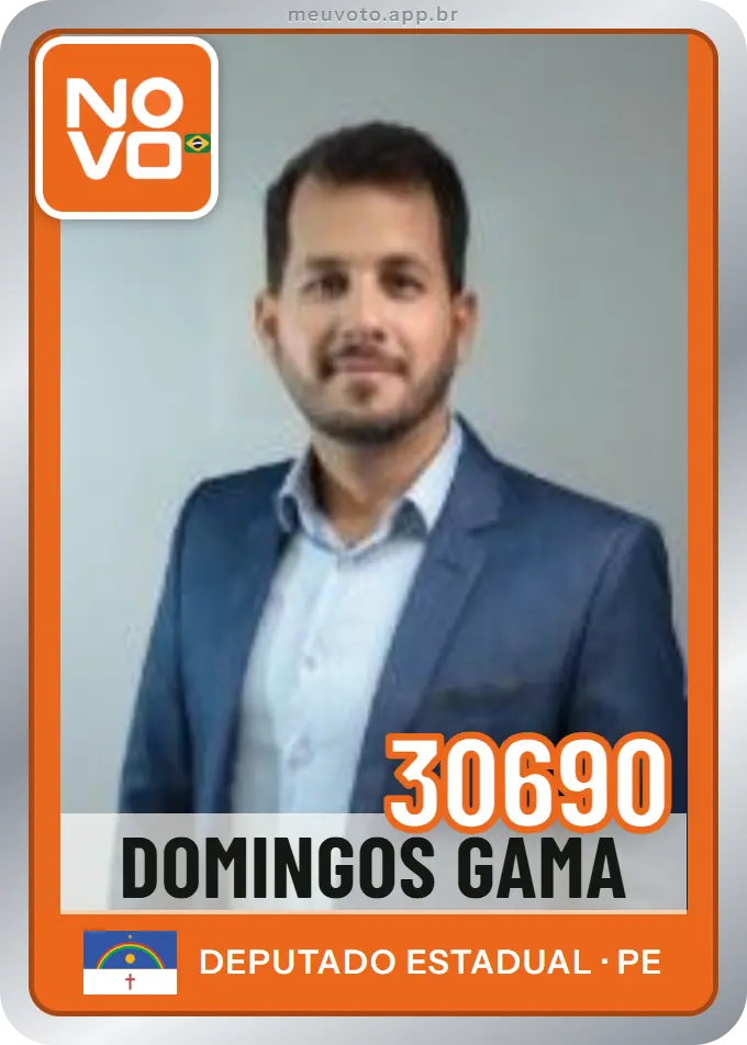 Carta de Domingos Gama, número 30690, Novo