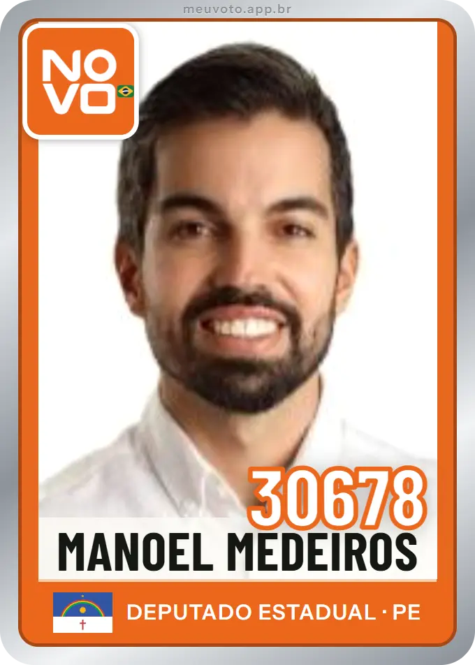 Carta de Manoel Medeiros, número 30678, Novo