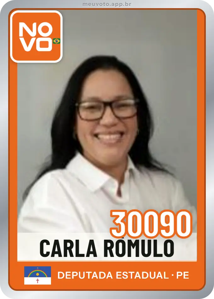 Carta de Carla Rômulo, número 30090, Novo
