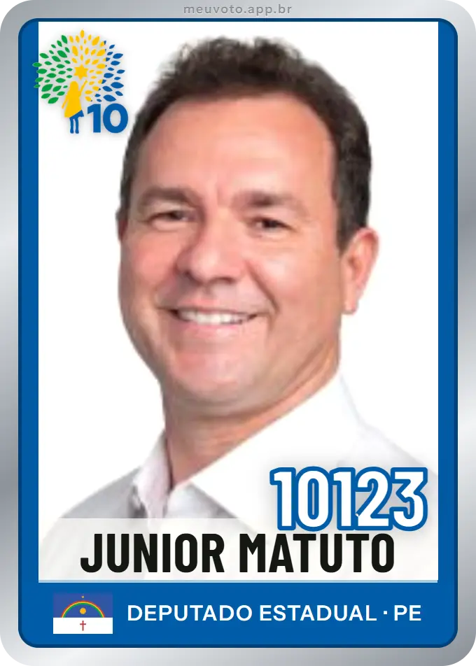 Carta de Junior Matuto, número 10123, Republicanos