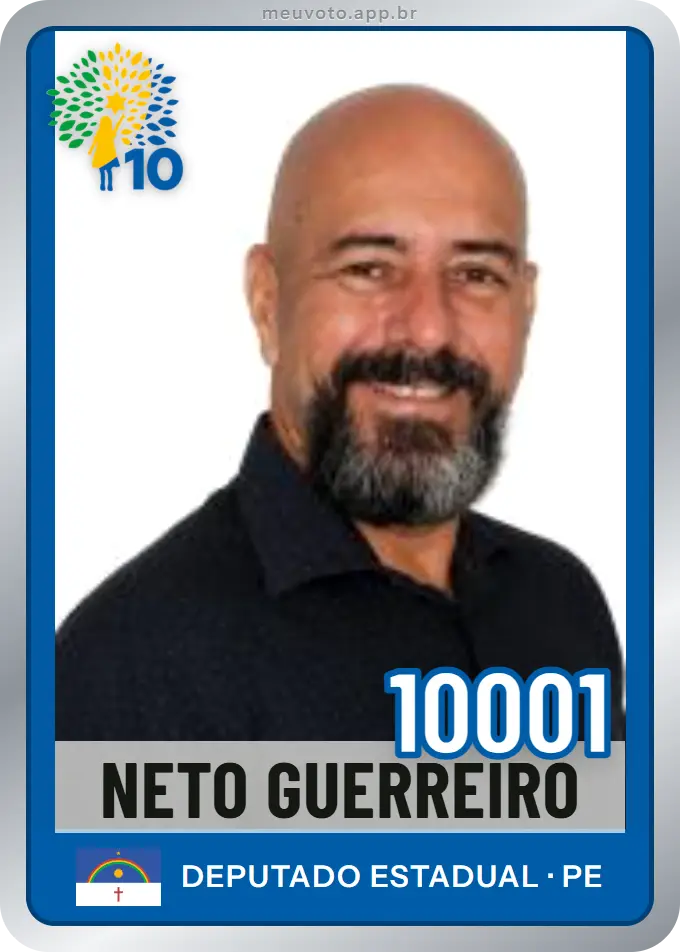 Carta de Neto Guerreiro, número 10001, Republicanos