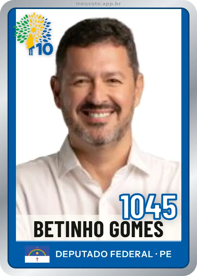 Carta de Betinho Gomes, número 1045, Republicanos
