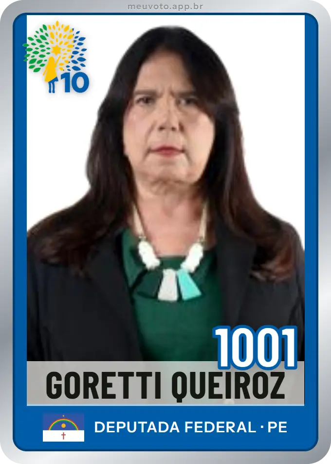 Carta de Goretti Queiroz, número 1001, Republicanos