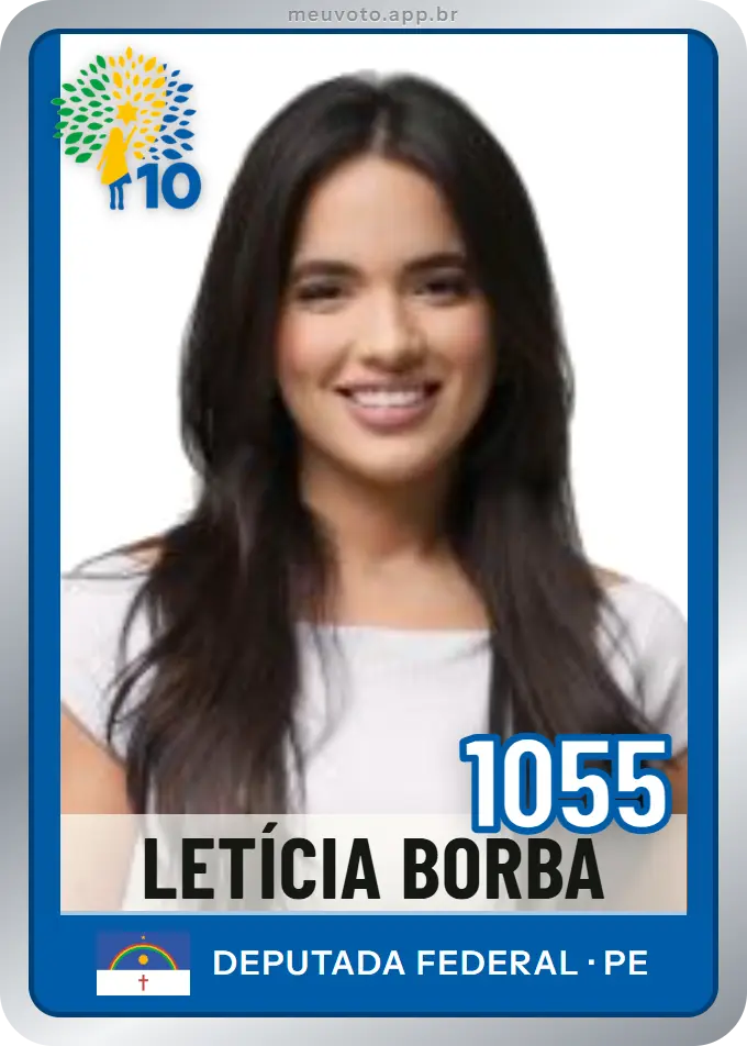 Carta de Letícia Borba, número 1055, Republicanos