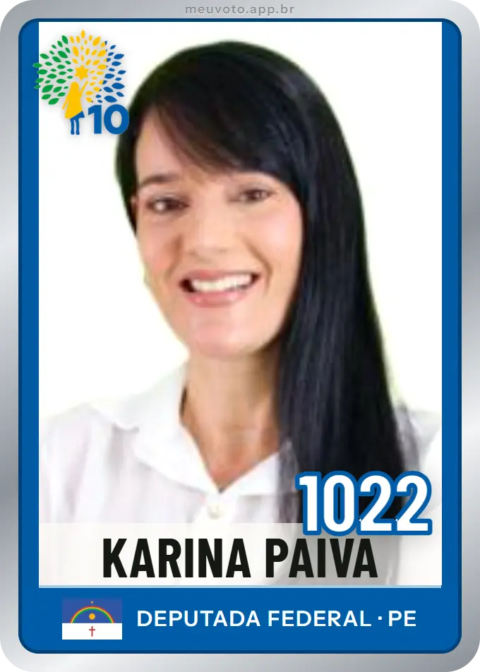 Carta de Karina Paiva, número 1022, Republicanos