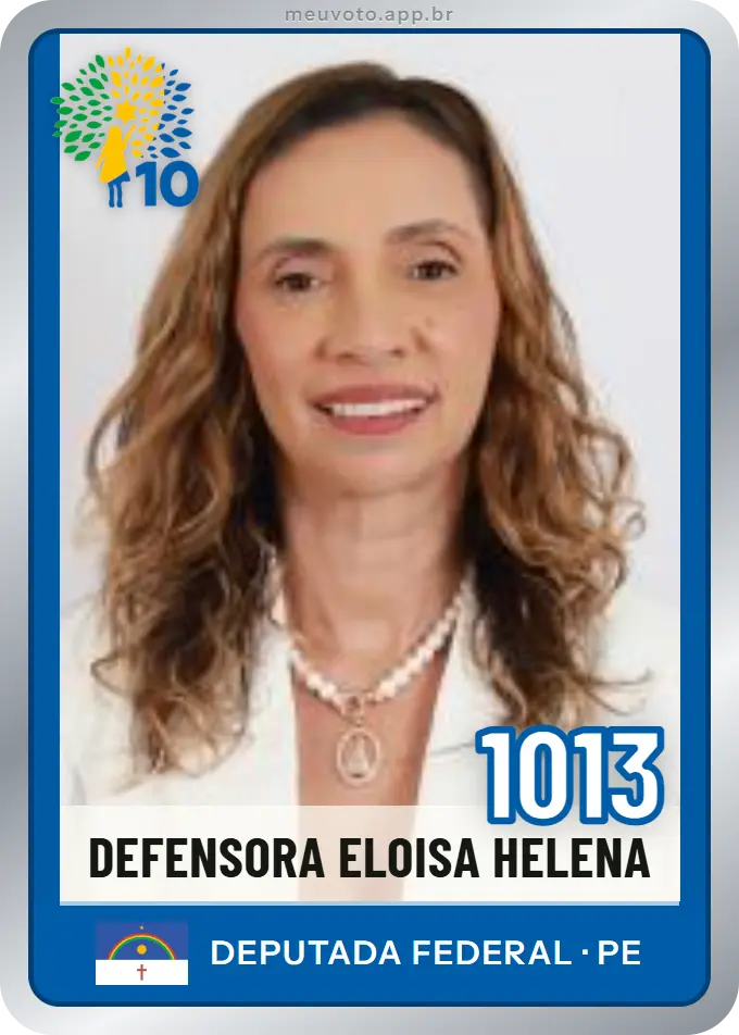 Carta de Defensora Eloisa Helena, número 1013, Republicanos