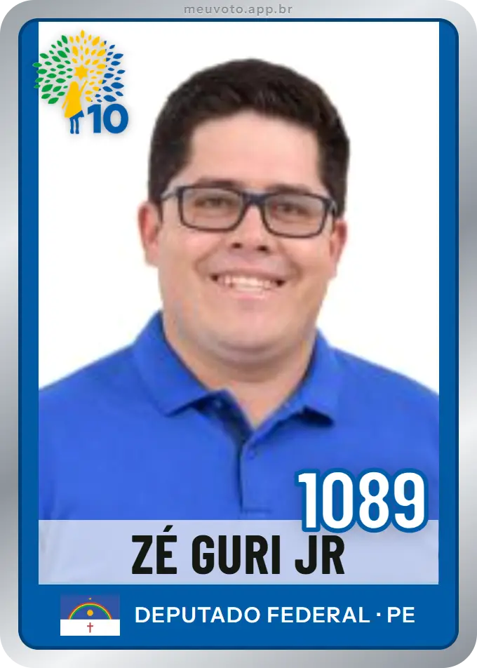 Carta de Zé Guri Jr, número 1089, Republicanos