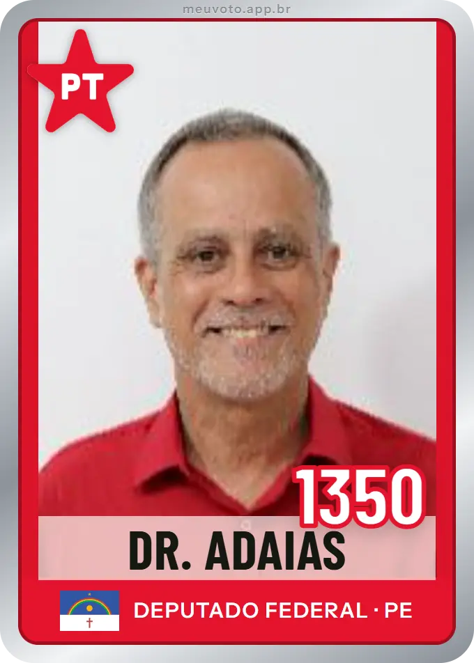 Carta de Dr. Adaias, número 1350, PT