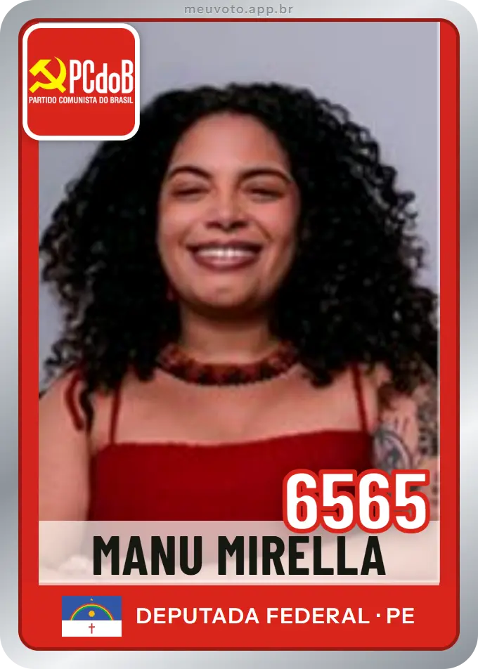 Carta de Manu Mirella, número 6565, PCdoB